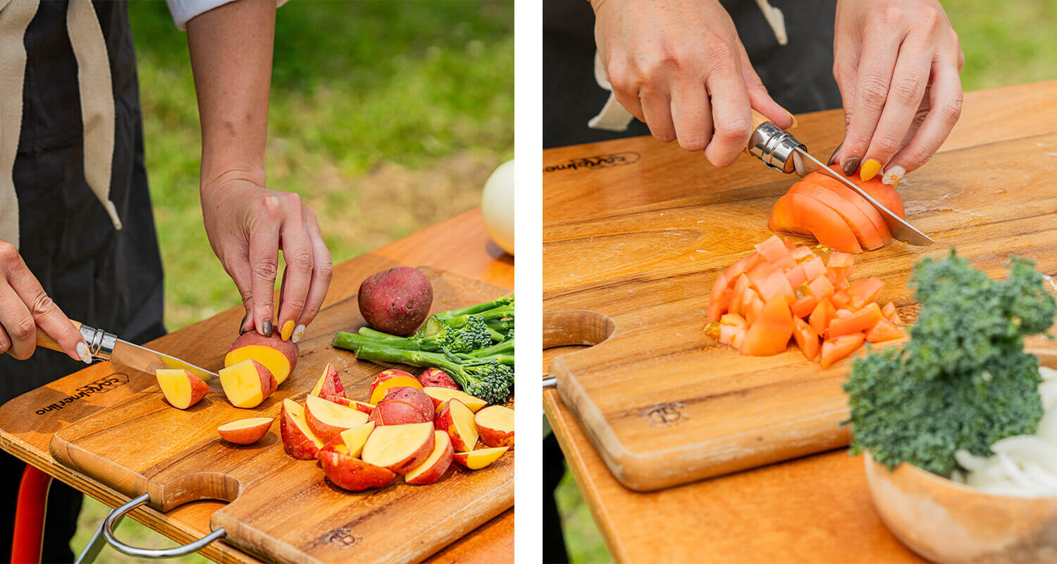 お外で実践！ お店レベルの激うまスープレシピ　大倉クラブ&ホテルズオリジナルの黄金だしで食べる！　キャンプめしのご馳走スープ