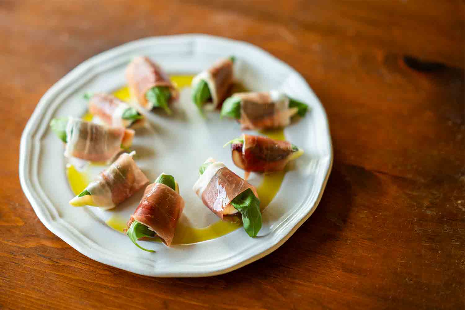 赤ワインとペアリング♪ イチジクの生ハム巻き