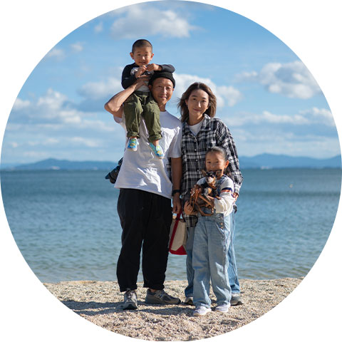 4人と1匹の仲良し家族が行く　近江舞子のペットと泊まれるサウナ付きグランピング施設