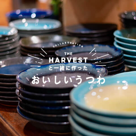 THE HARVESTと一緒に作った美味しいうつわ