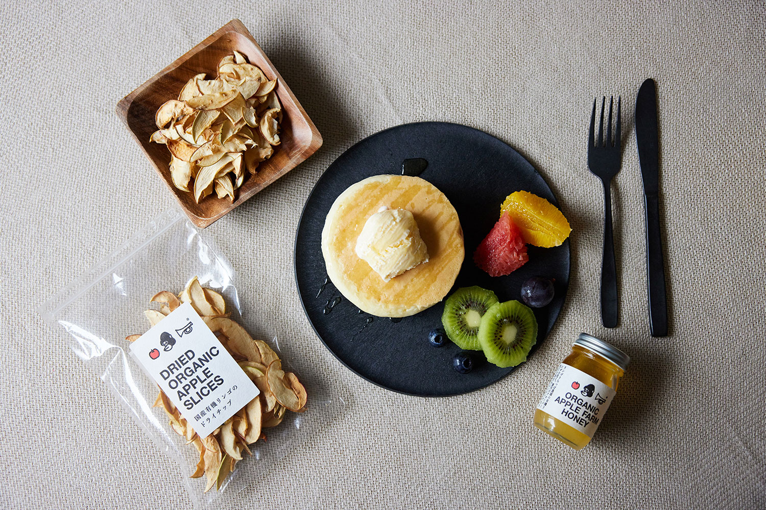 リンゴりらっぱ 有機リンゴ ドライアップル