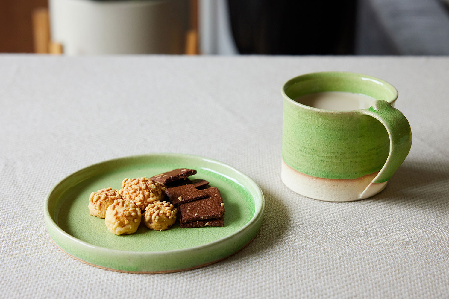 信楽焼 クレイズ マグ＆切立皿セット