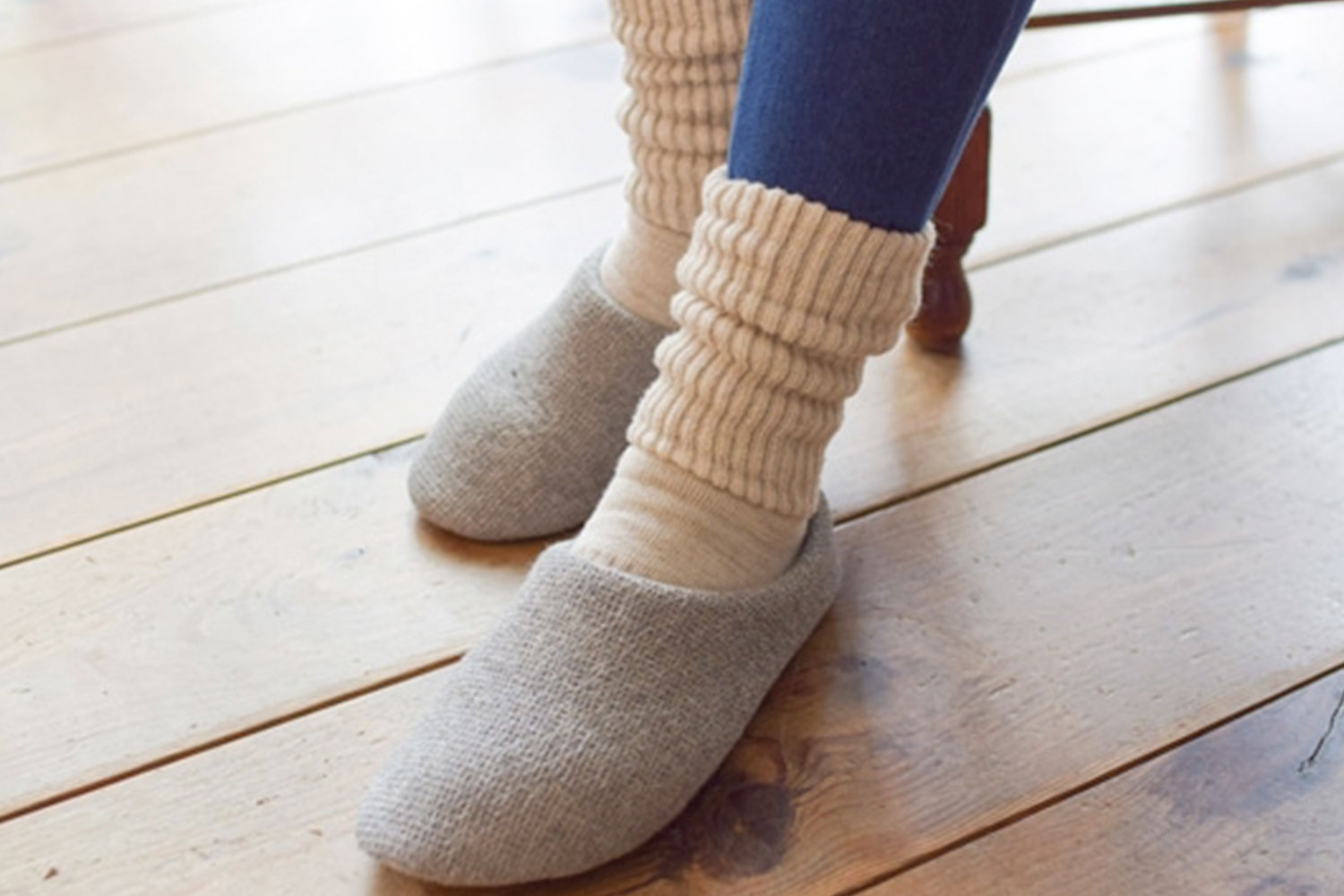 寒さ対策は足元から<br>ふんわりあったか Kontex（コンテックス）の靴下