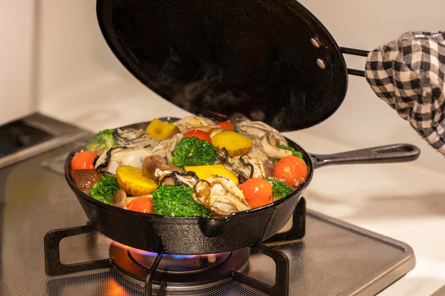 まるでブーケ！？ごろごろお野菜といただく『牡蠣ージョ』