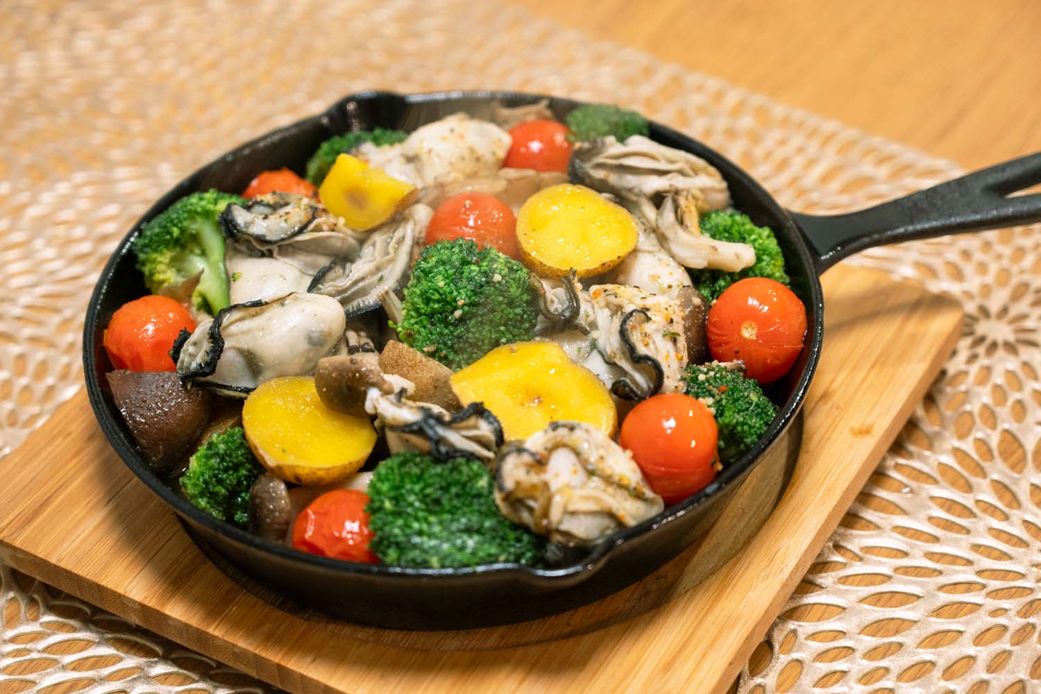 まるでブーケ！？ごろごろお野菜といただく『牡蠣ージョ』