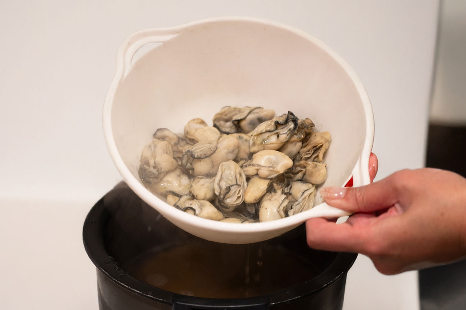 磯の香りがふわっと香る！『ぷりぷり牡蠣の炊き込みご飯』