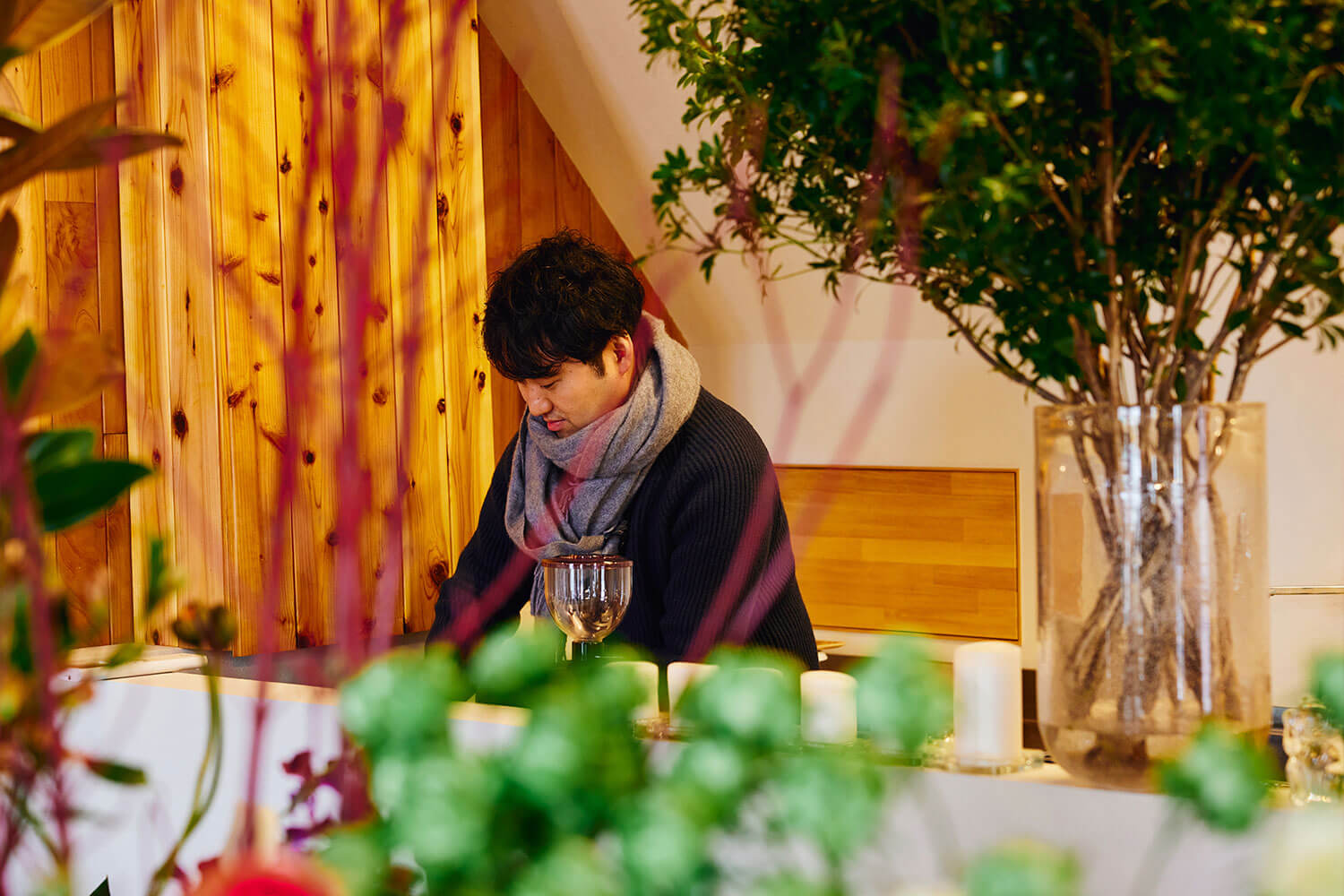 函館で出会った、花と革と、いい時間