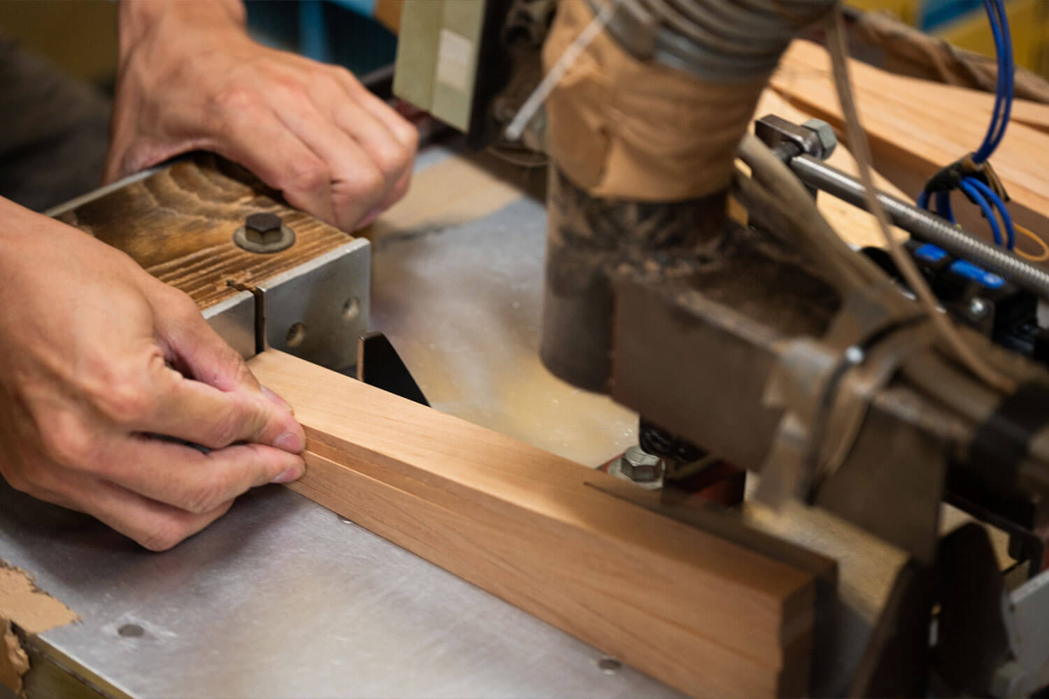 マツ勘のお箸の製造工程