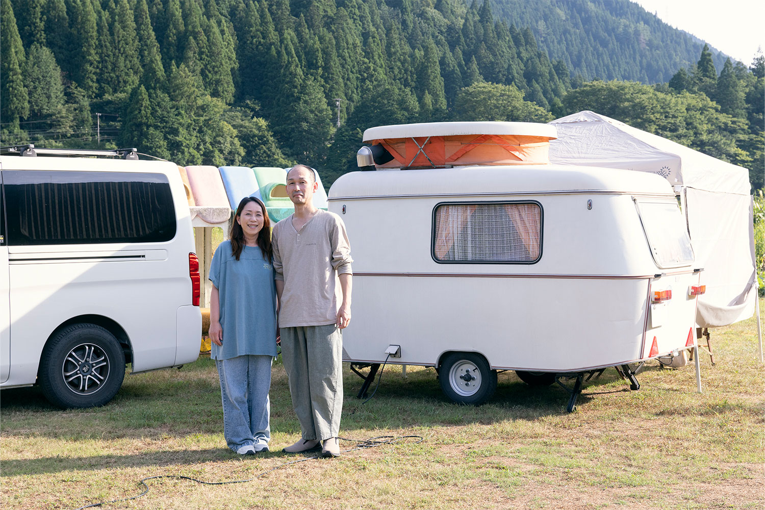 RVパークHESTA板取川温泉で開催！ 笑顔あふれるキャンピングカースナップ