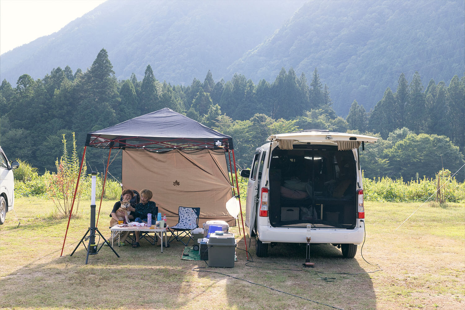 RVパークHESTA板取川温泉で開催！ 笑顔あふれるキャンピングカースナップ