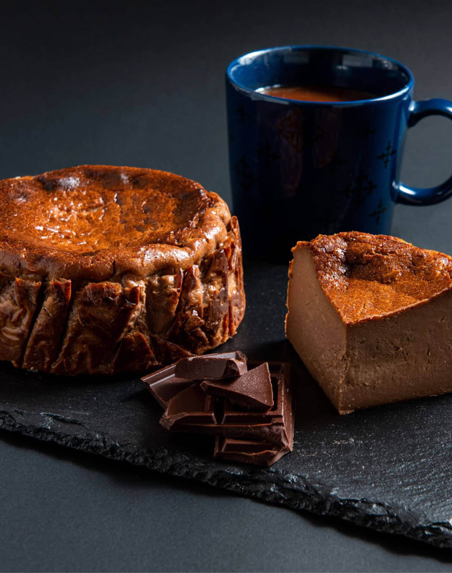 藻塩ショコラバスクチーズケーキ