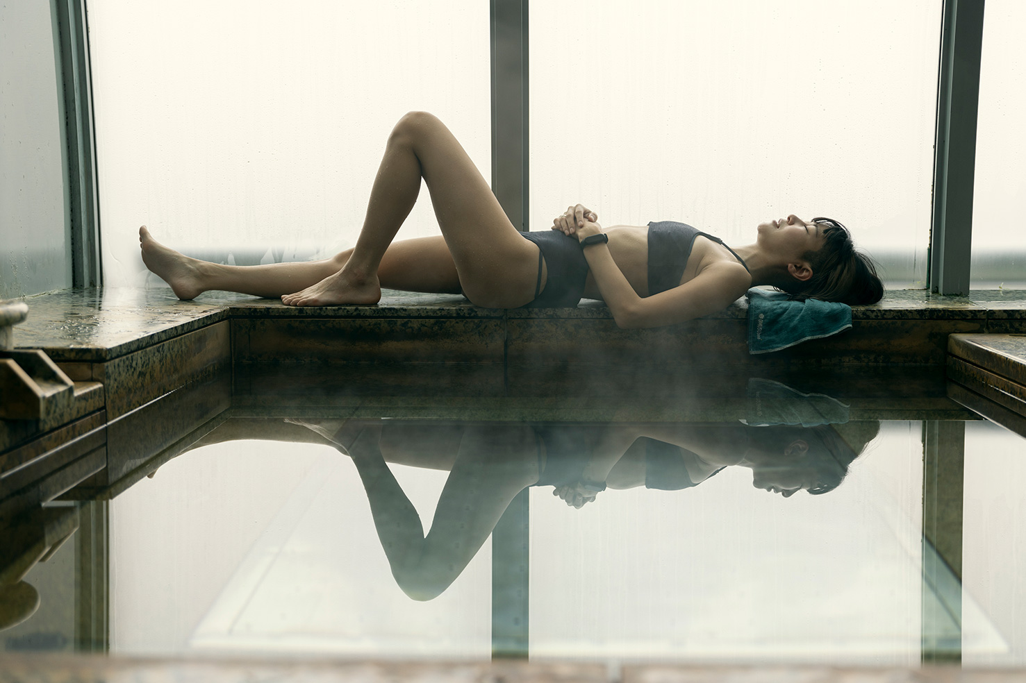 お風呂を満喫する水風呂ちゃん