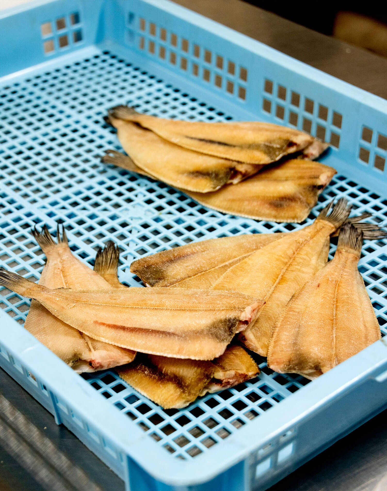 乾燥させたベラカレイ