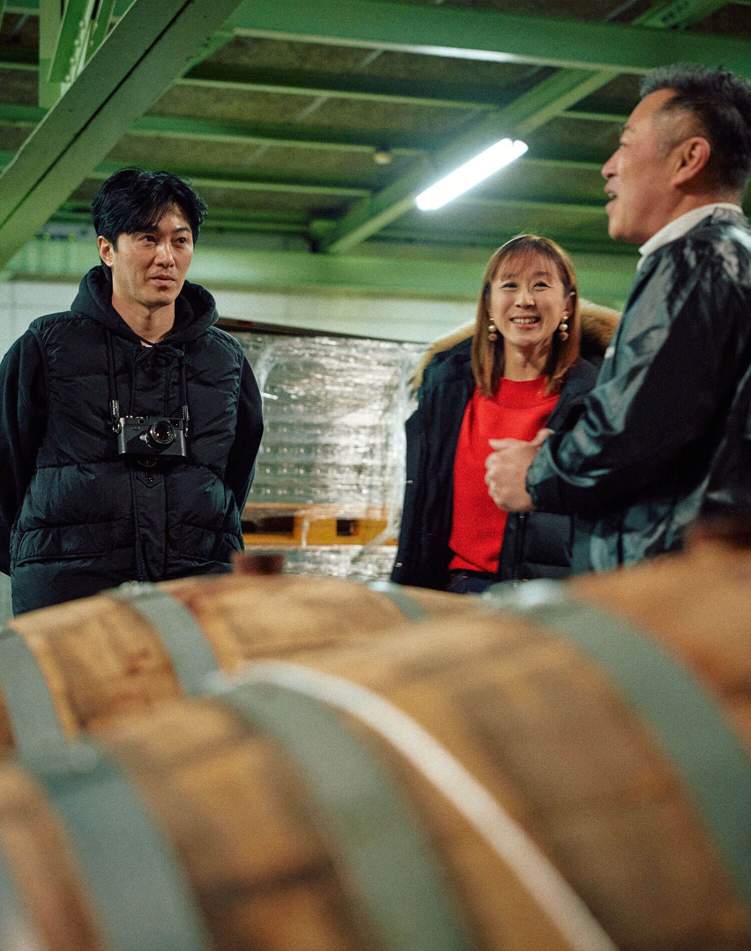 代表のお話しを聞く