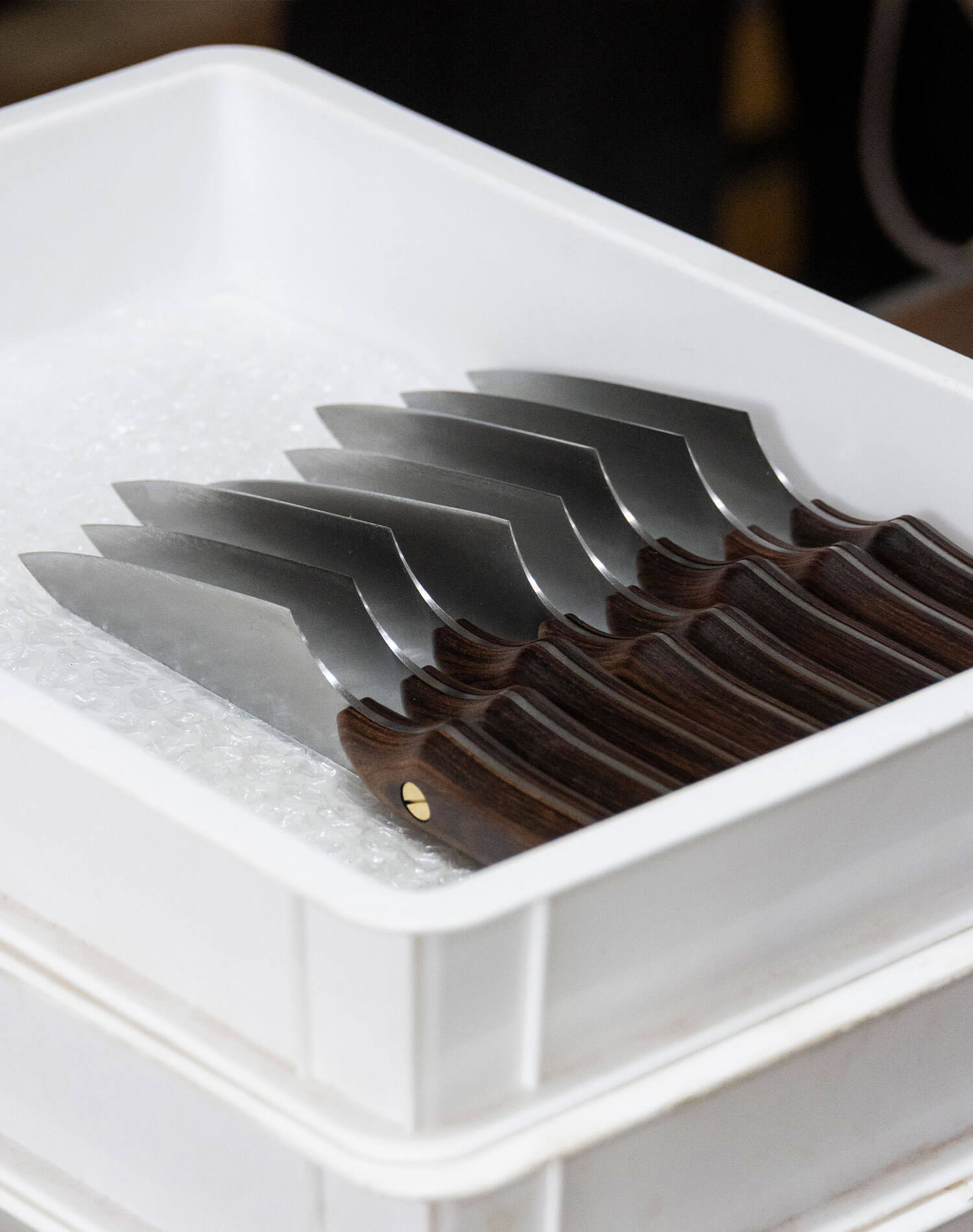 組み上がった包丁たち