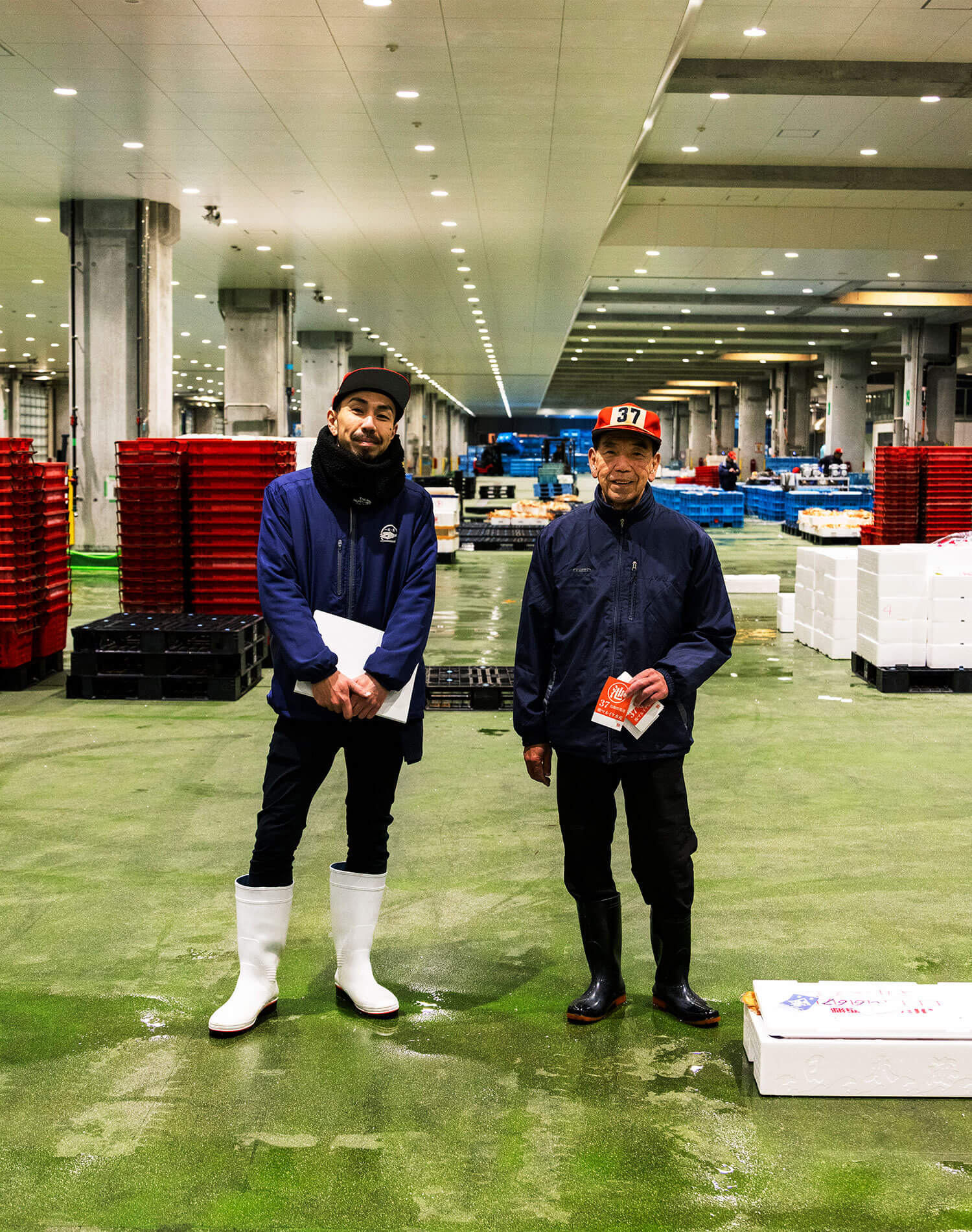 マルイケ水産のお二人