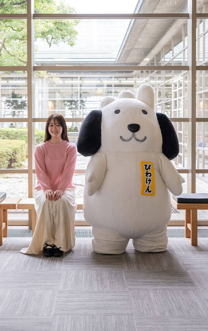 人気上昇中の滋賀県非公認キャラクター「びわけん」とは？ 池田裕子のふれあい訪問記