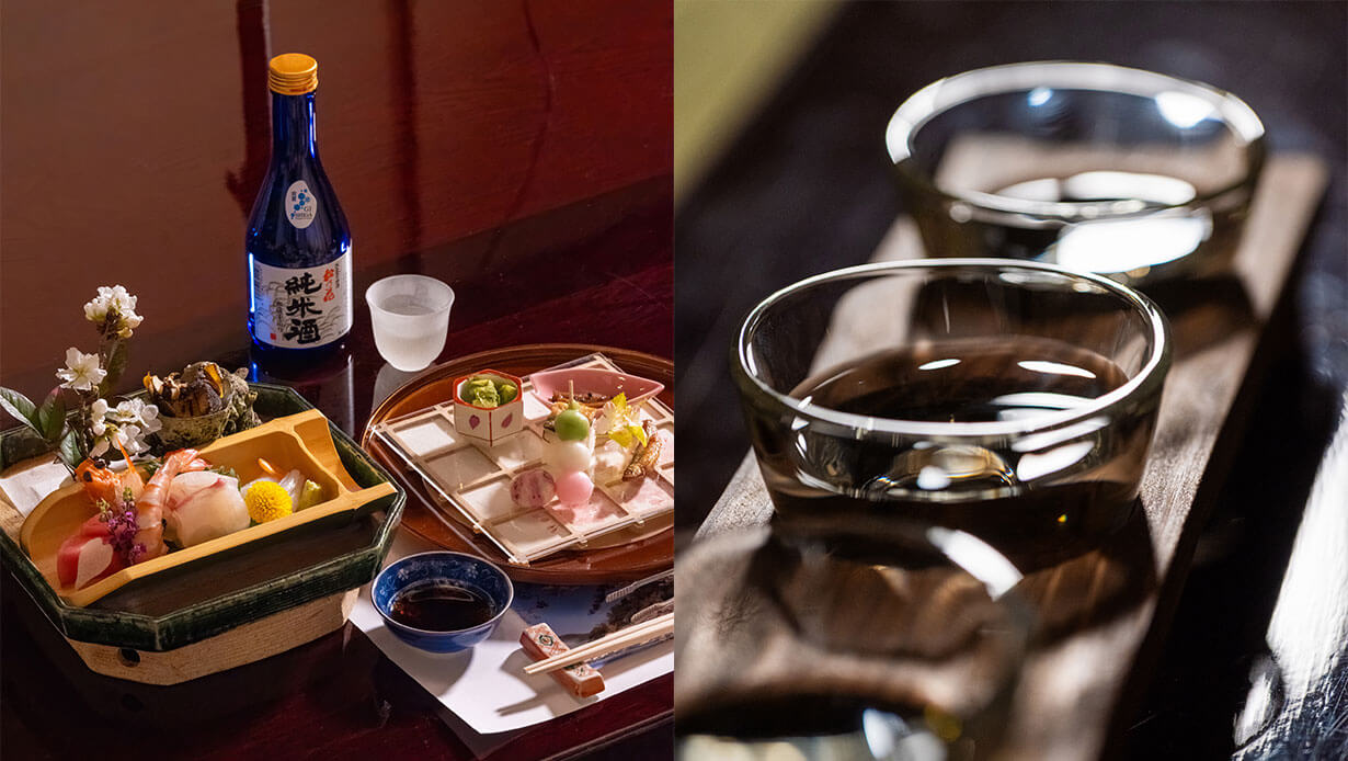 滋賀の酒と和食が響き合う。琵琶湖のほとり近江舞子で、日本酒ペアリングフェアを体験