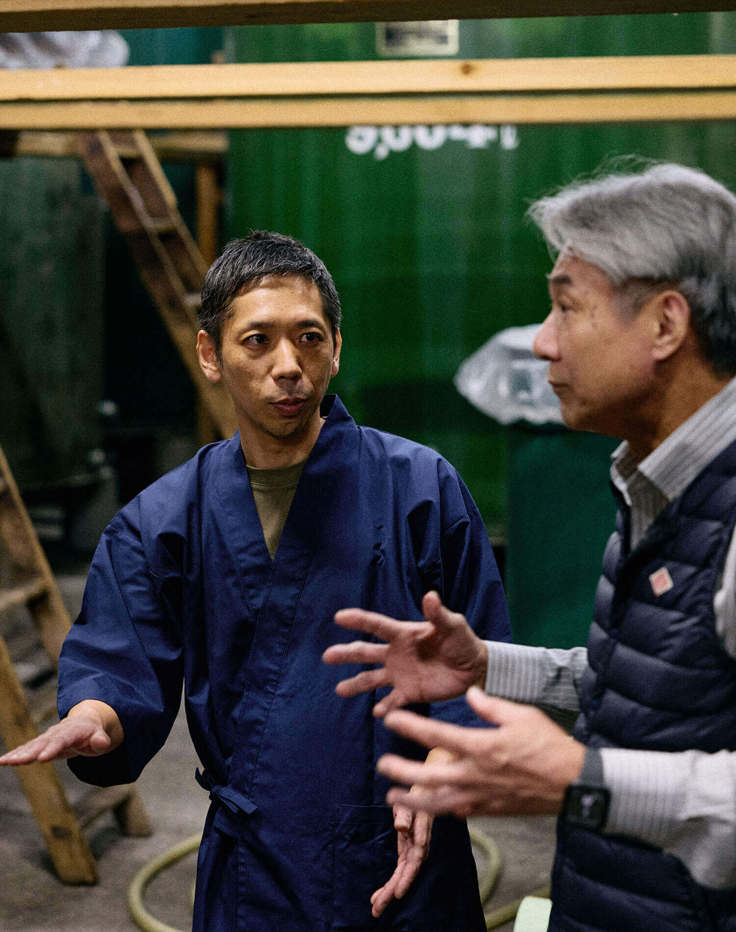 当主のお話を聞く ザ グラン リゾート エレガンテ淡路島 料理長の亀井謙太郎さん