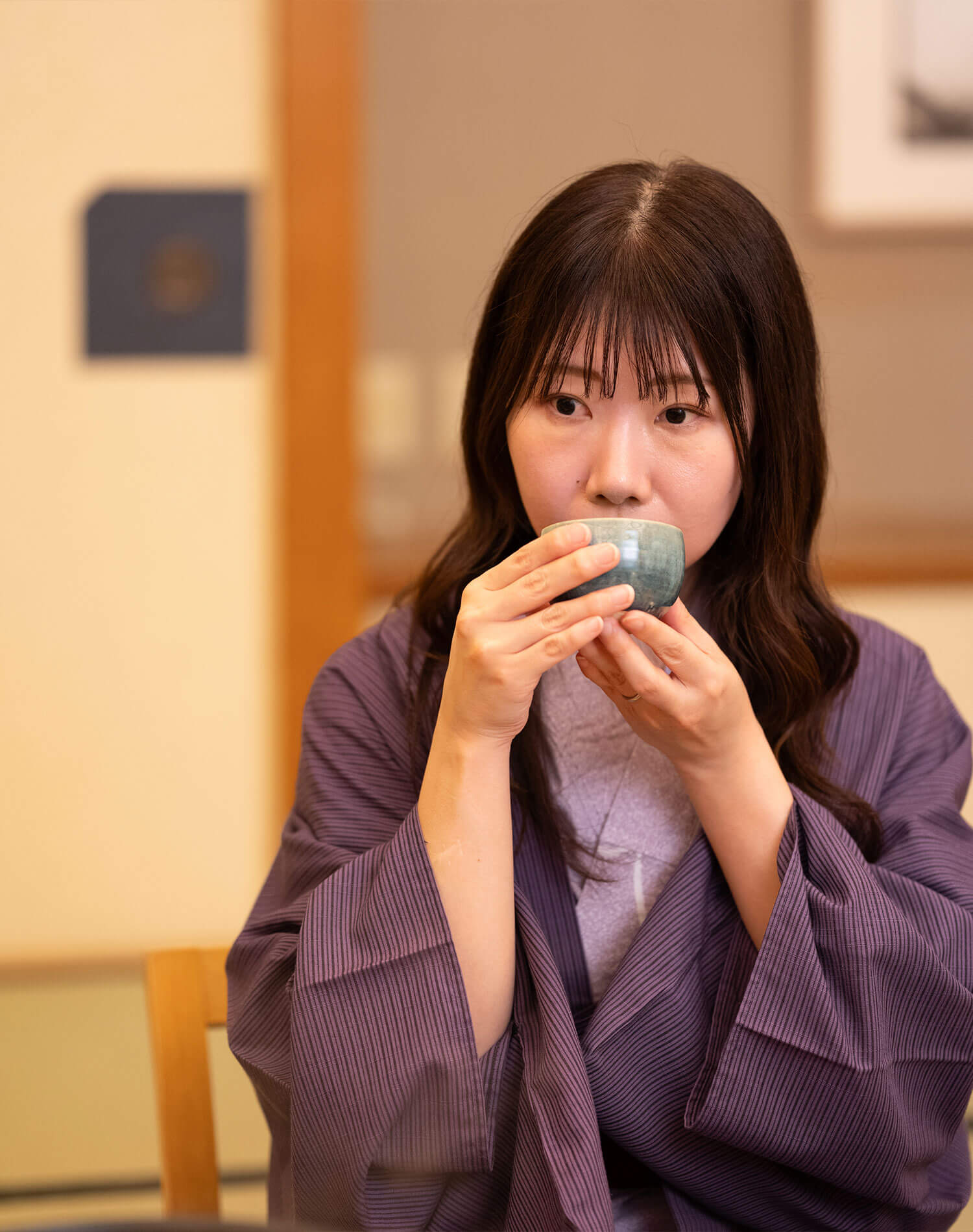 日本酒を試飲