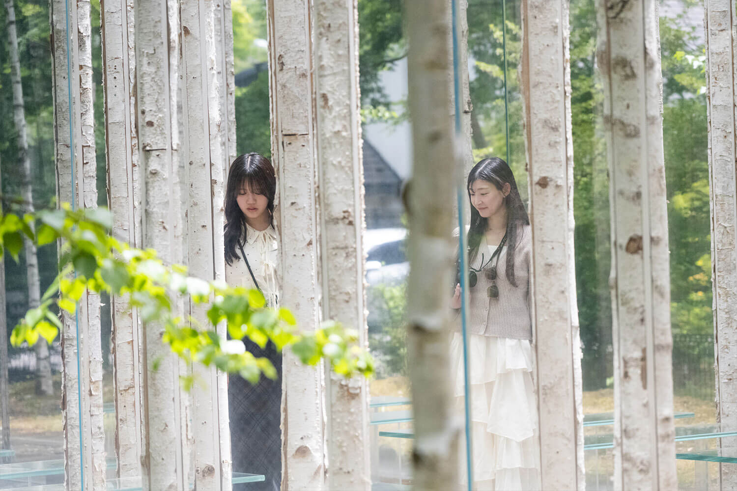 軽井沢ニューアートミュージアムにて