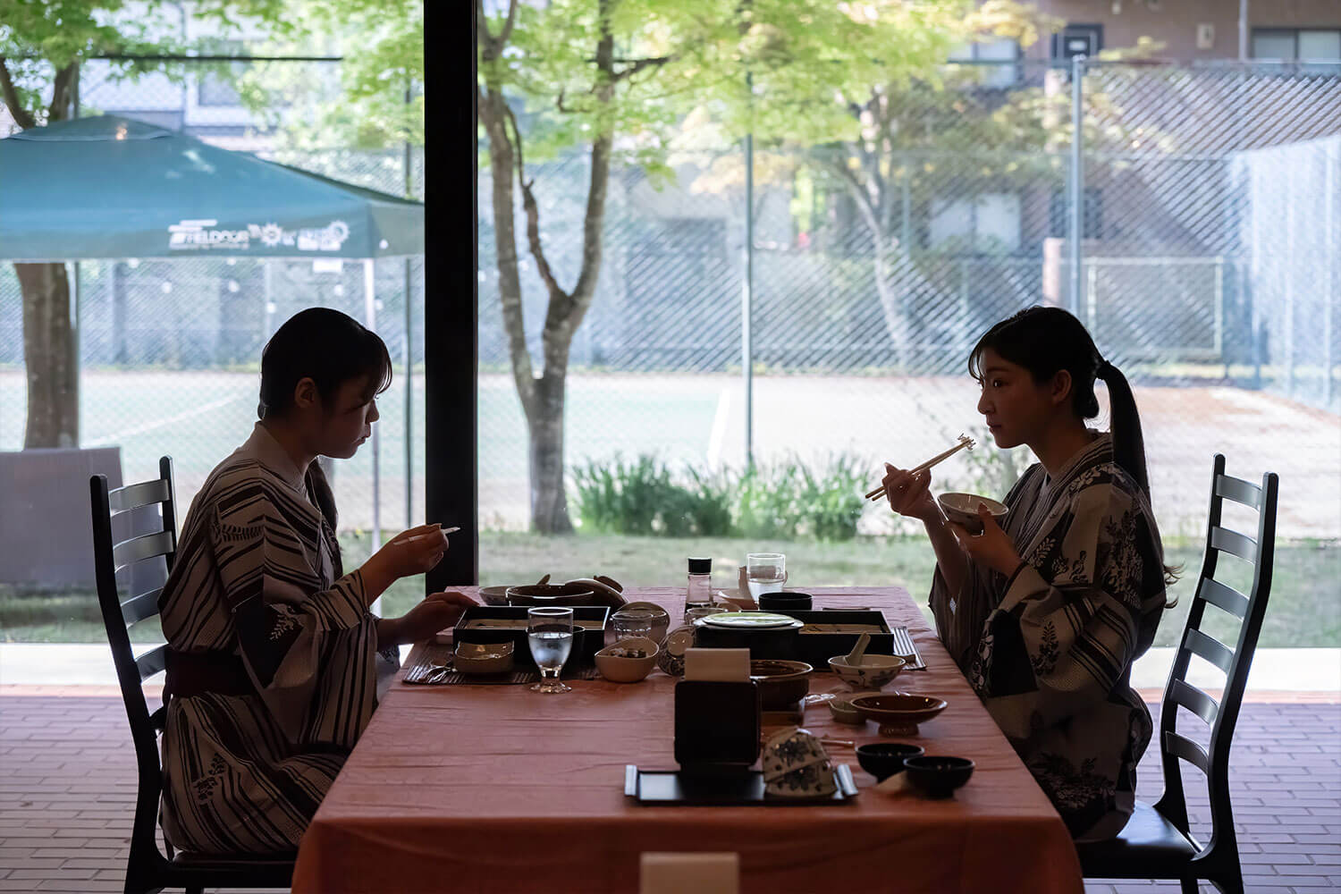 軽井沢の和朝食