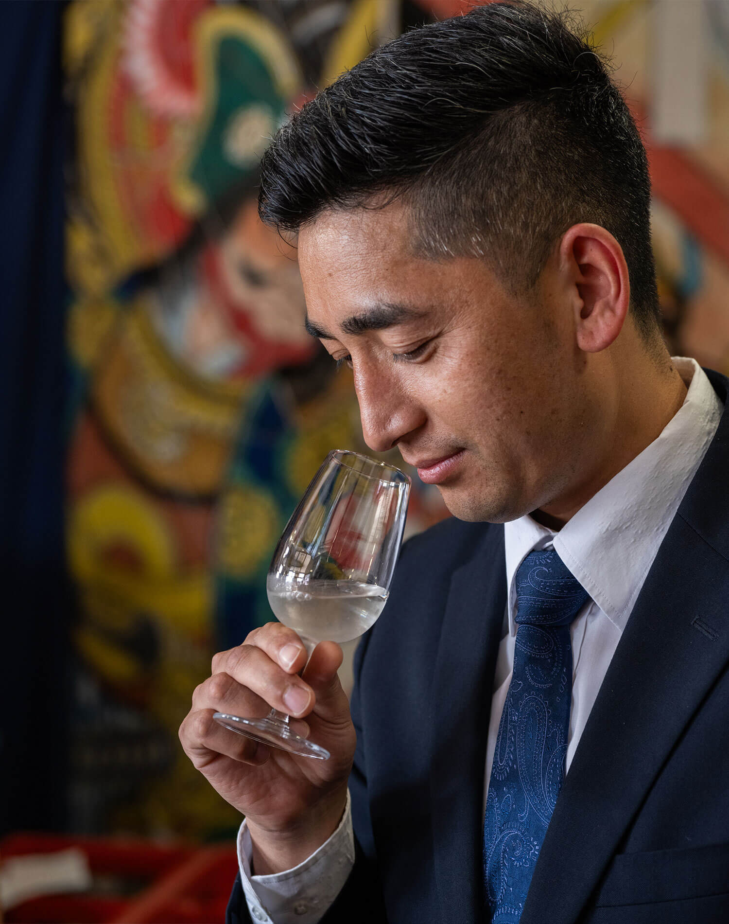 香りを楽しむ支配人