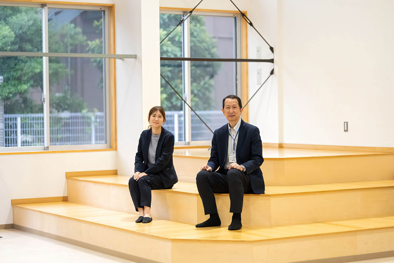 左『HESTA大倉』広報・和田さん 右『ATVK』支所長・岡田さん