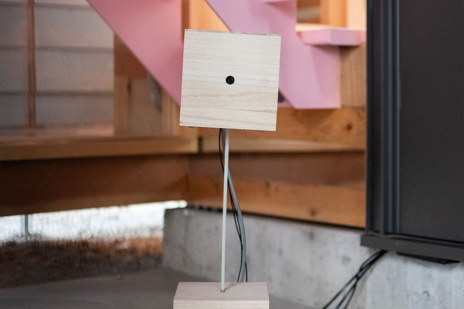 カメラを通して、部屋の外とつながる作品
