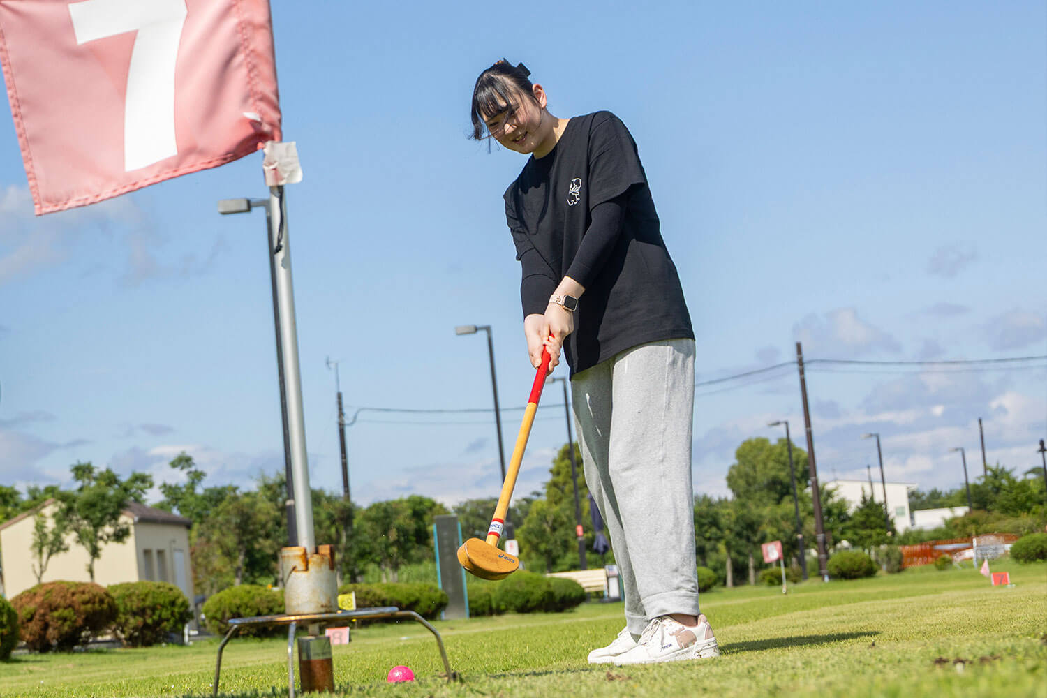 日帰りでも気軽に楽しめる、近江舞子のグラウンドゴルフ