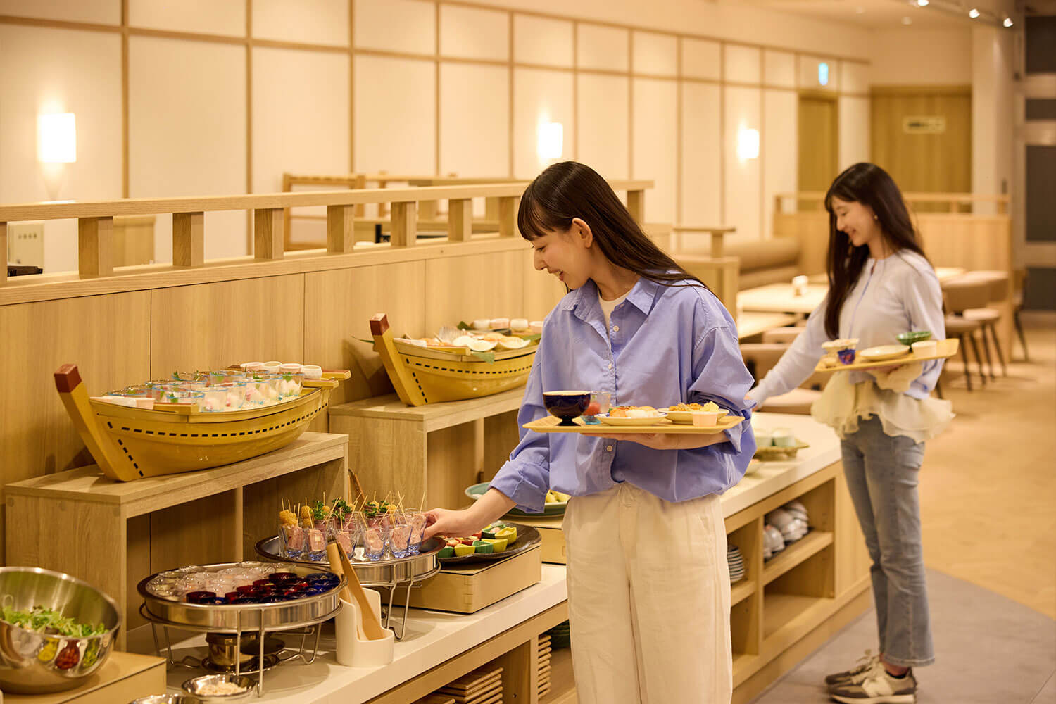 メイン以外は、ビュッフェスタイル