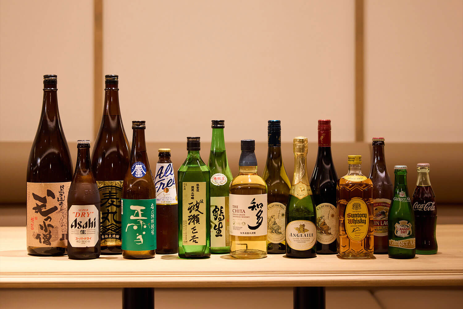 豊富なドリンクたち